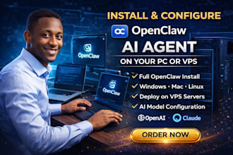 install and configure openclaw ai agent on your pc or vps