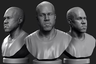 3d print model miniature action figure statue 3d printing stl file zbrush model