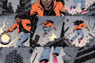 graphic novel superhero comic strip comic book artist