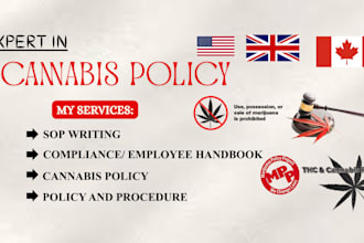 write cannabis compliance policy, sops, regulatory and operational procedures