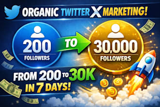 do twitter x marketing for organic x growth and promotion be x manager