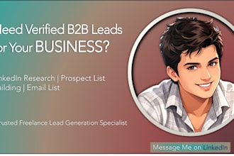be targeting b2b lead generation and prospect list building
