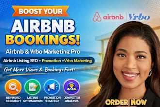 do airbnb promotion airbnb listing SEO vrbo marketing to boost bookings