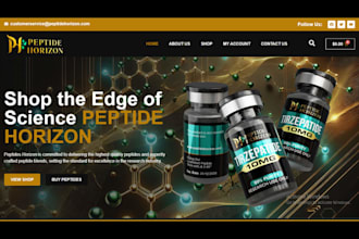 build peptide website fda compliant peptide website biotech peptide website