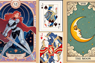 do card game design card deck tcg board game tabletop poker tarot playing card