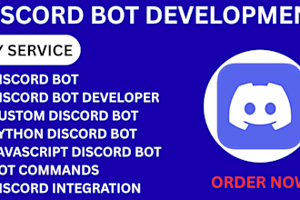 be professional custom discord bot developer in python or javascript