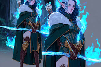 dnd character art and dnd character art