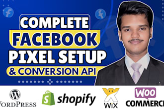 setup shopify facebook meta pixel conversion API and ga4 tracking