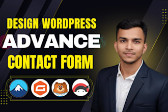 build  a wordpress contact form with multi step and SMTP setup