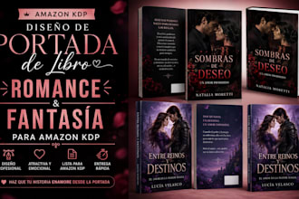 disenare una portada profesional para tu novela romántica o romance oscuro