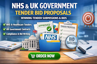 write winning nhs tender healthcare bid UK government proposal