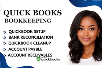 do quickbooks online bookkeeping, cleanup, and bank reconciliation