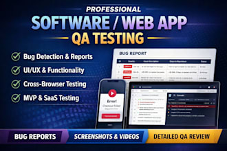 do software testing, create playwright end to end tests for your web application