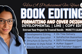 do book editing and formatting, amazon kdp book editing, proofreading