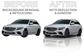 do background removal with shadow and reflection