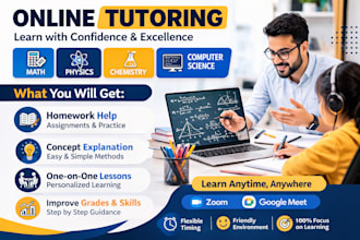 be your math, physics and computer science tutor