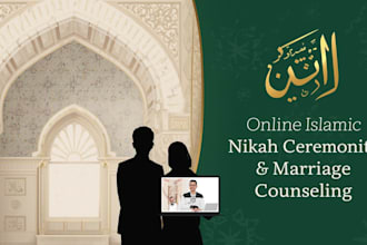 conduct your islamic nikah online and provide islamic marriage counseling