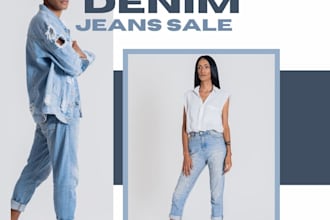 create shopify denim jeans or fashion clothing store