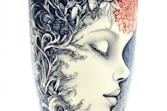make amazing typography and custom coffee mug design