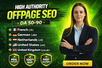 high da 50 usa canada ca, dutch nl, german de, uk fr dofollow SEO backlinks