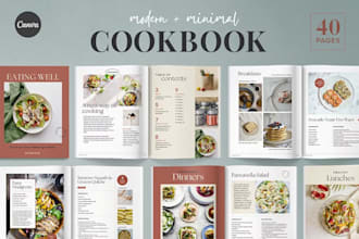 german editable canva ebook workbook cookbook freebie wellness digital products