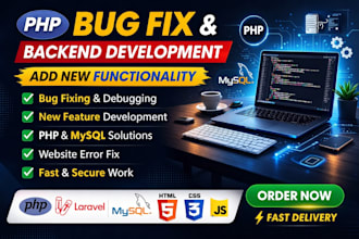 fix PHP bugs and add new functionality to your website