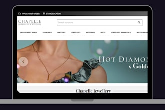 jewelry shopify store necklace store earring website watch website fashion store
