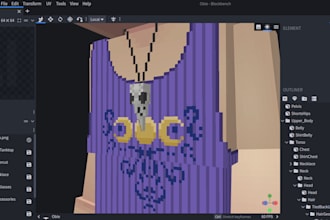 create custom minecraft and hytale 3d models in blockbench