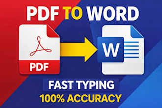 convert pdf to word or do fast typing work