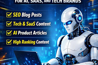 write winning SEO blog posts and website content for ai, saas, and tech brands