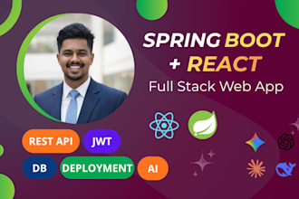 build ai web apps with react and spring boot