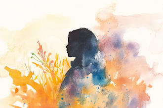 draw watercolor illustration art for you