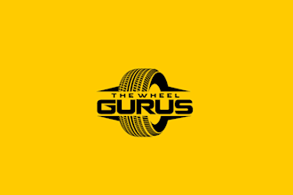 design automotive car wash race repair wheel car logo