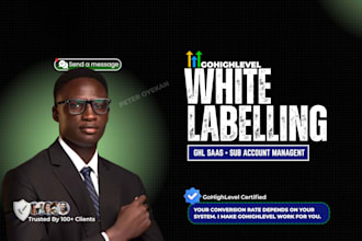 set up gohighlevel saas mode, white label and ghl agency sub accounts