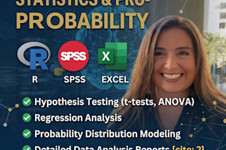 do statistics and probability using excel, spss, and r