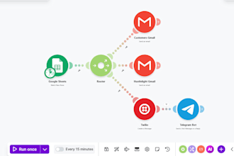 build custom workflows and integrate apis, whatsapp messaging