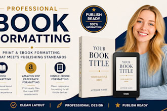 book formatting, amazon kdp paperback formatting, kindle ebook formatting