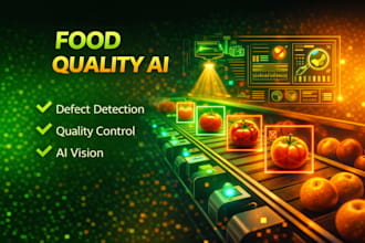 build ai and computer vision systems for food quality inspection