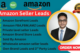generate verified amazon seller leads with email for fba fbm wholesale