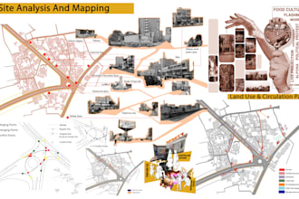 do architectural site analysis, mapping and presentation