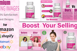 design amazon listing pictures, infographics and ebc images