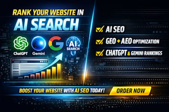 rank your website with ai SEO, GEO, aeo for google and ai search