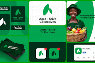 design custom minimalist business logo and brand identity