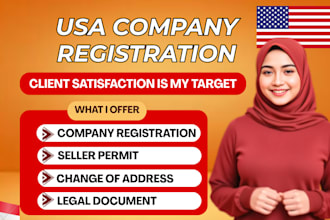 register USA llc or c corp in delaware, wyoming, florida, texas and other states