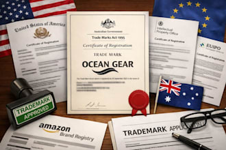 register your trademark in USA UK eu canada australia amazon brand registry