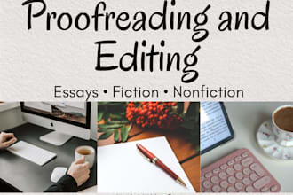 proofread and edit your undergraduate essay