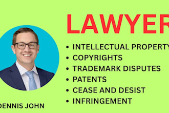 be intellectual property, trademark, patent and copyright infringement lawyer