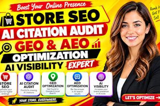 do store SEO, ai citation audit, GEO, aeo optimization and ai visibility