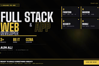 create a full stack web app with react and node