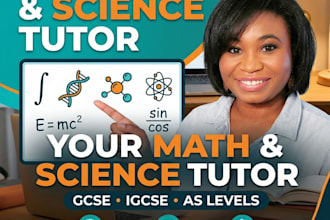 be your gcse igcse aslevels math and science tutor